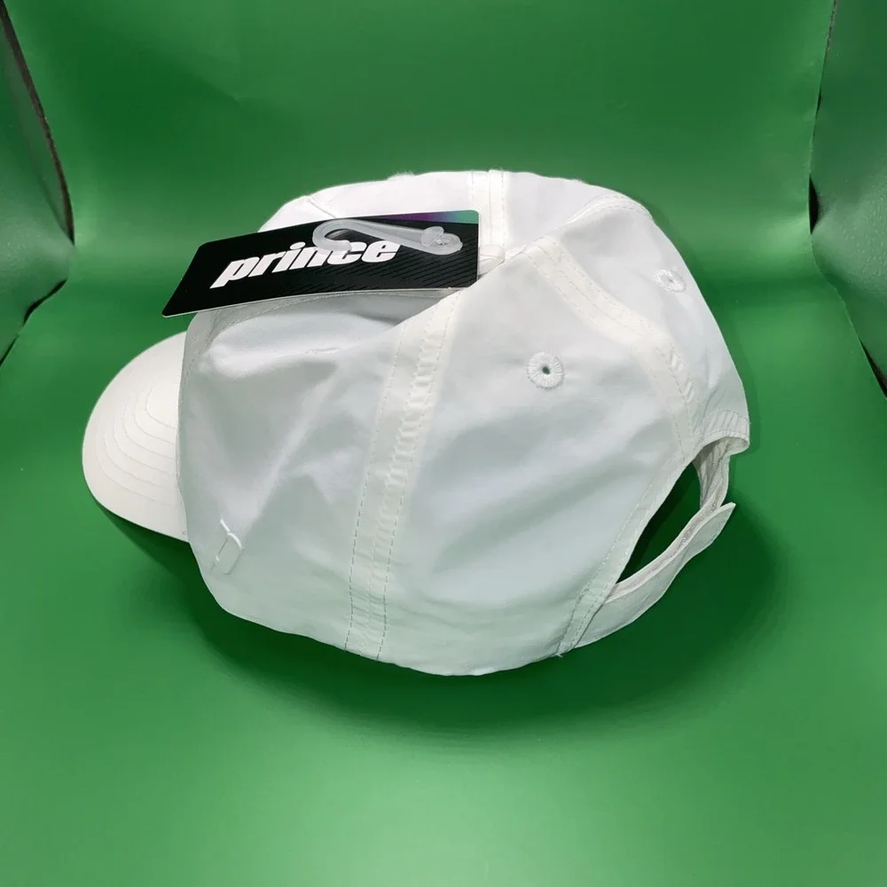 Prince White Graphic‎ Cap Hat See Ya On The Court Girls OSFA NYLON New